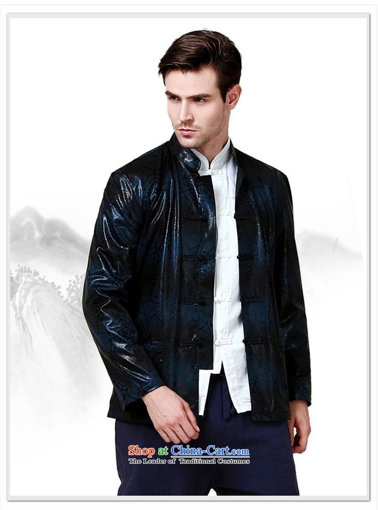 Hannizi classical minimalist men Tang dynasty polyester long-sleeved sweater China wind collar disc detained jacket dark blue 190 pictures, prices, brand platters! The elections are supplied in the national character of distribution, so action, buy now enjoy more preferential! As soon as possible.