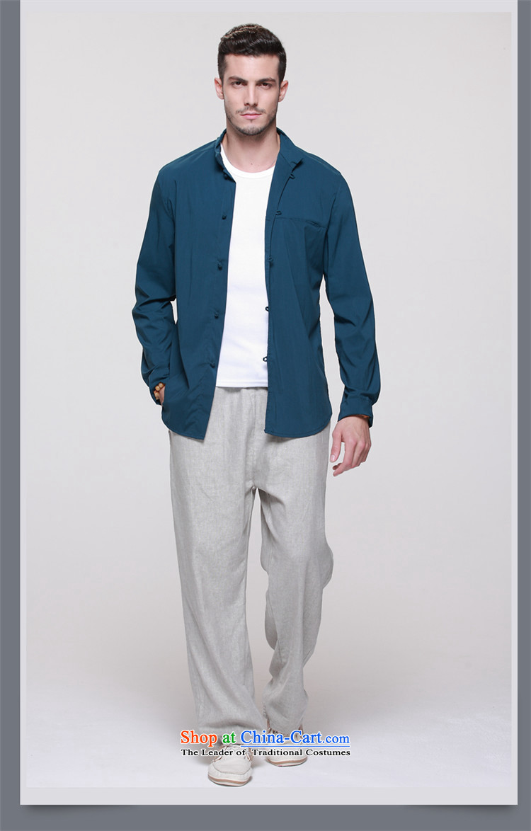 The new classic Chinese HUNNZ wind Tang Dynasty Men's Mock-Neck tray clip Cotton Men's Jackets slim national costumes blue 185 pictures, prices, brand platters! The elections are supplied in the national character of distribution, so action, buy now enjoy more preferential! As soon as possible.