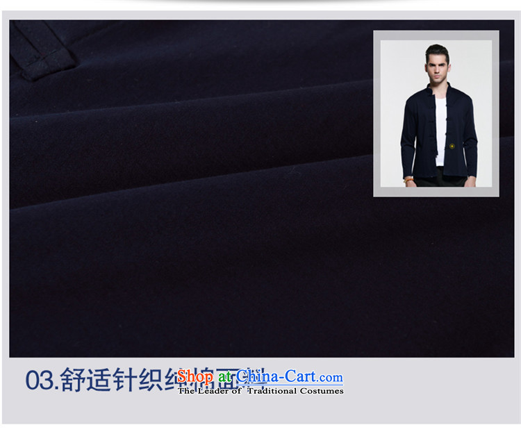 Sau San Tong load HUNNZ classic long sleeved shirt collar up China wind detained men's shirts, natural cotton linen and blue jacket 165 pictures, prices, brand platters! The elections are supplied in the national character of distribution, so action, buy now enjoy more preferential! As soon as possible.