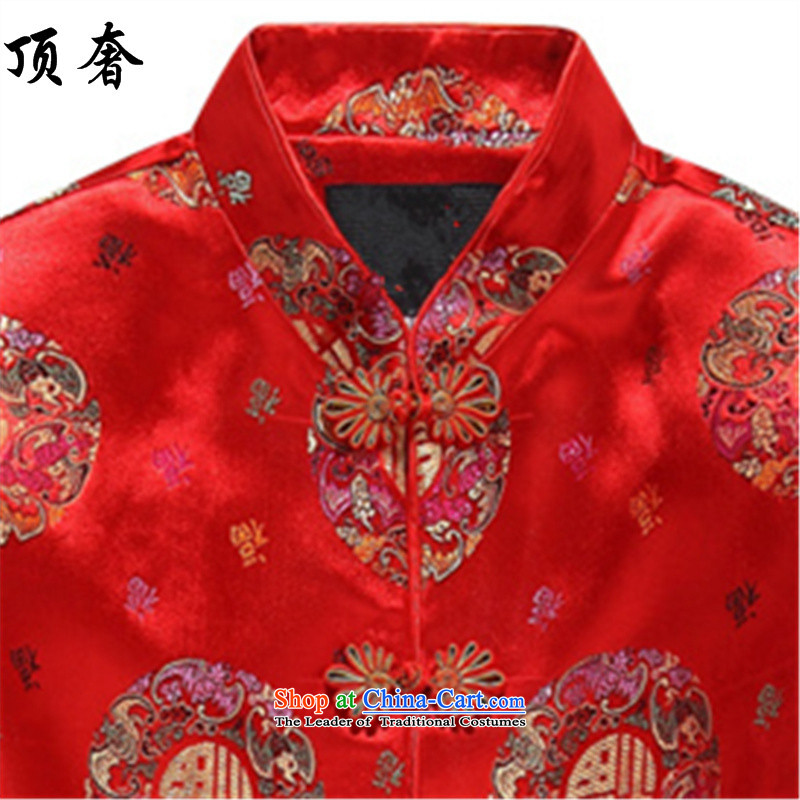 Top Luxury couples long-sleeved men put the fall of Tang mock China wind over the life jackets Tang dynasty jogging in older men of the Tang dynasty replacing neck shirt female shirts 175/L, top luxury shopping on the Internet has been pressed.
