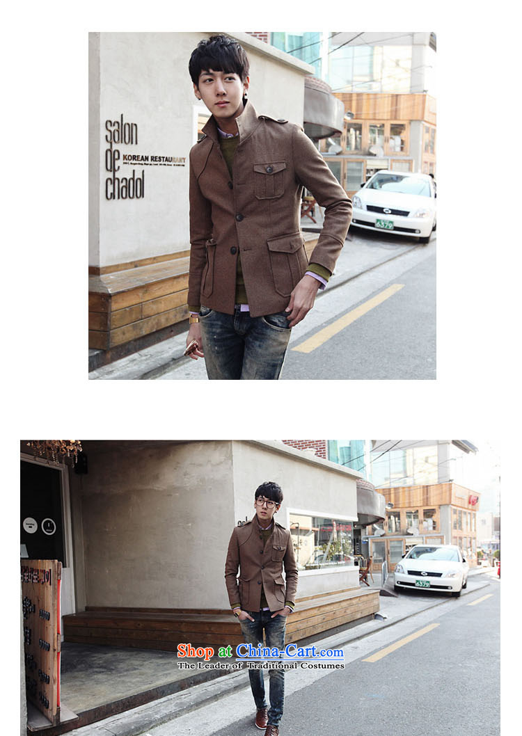 Dan Jie Shi (DANJIESHI)2015 stylish autumn and winter jackets to the British Institute of Sau San retro collar men jacket? The Chinese tunic coffee gross XL Photo, prices, brand platters! The elections are supplied in the national character of distribution, so action, buy now enjoy more preferential! As soon as possible.