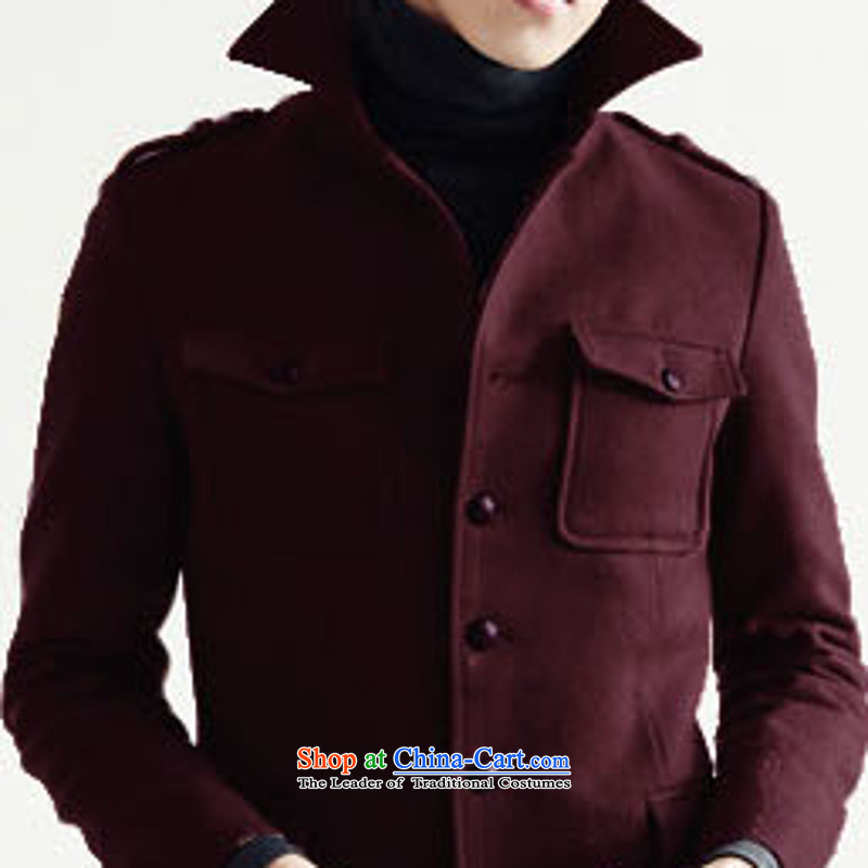 Dan Jie Shi (DANJIESHI)2015 stylish fall inside the Japanese-ROK version leisure jacket gross Sau San? The jacket collar retro Chinese tunic male and coffee , L, Dan Jie Shi (DAN JIE SHI) , , , shopping on the Internet