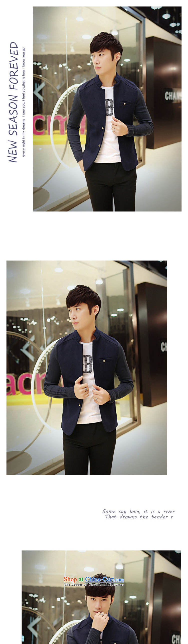 Dan Jie Shi (DANJIESHI)2015 stylish youth gross knitting cuff Korean? leisure suit Male version of small jacket men 185/100(XXL) black suit, Sau San Picture, prices, brand platters! The elections are supplied in the national character of distribution, so action, buy now enjoy more preferential! As soon as possible.