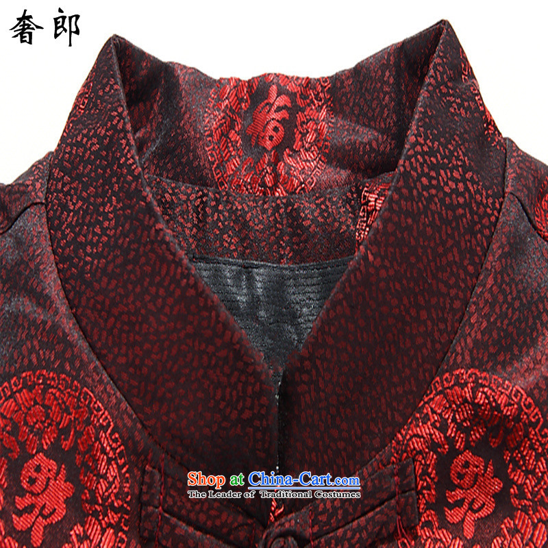 The luxury health new improved men fall and winter long-sleeved jacket Tang Mock-neck Han-Chinese tunic, elderly men costume clothing couples Tang dynasty -88030 female clothes in the luxury of US$ 880.6 Sanitation has been pressed shopping on the Interne