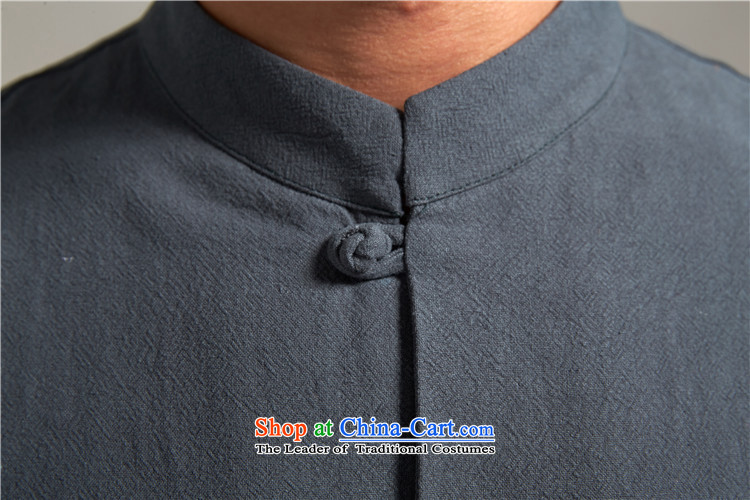 De Fudo magnificently cotton linen men Tang dynasty China wind collar long-sleeved Tang dynasty 2015 new products during the Spring and Autumn Chinese clothing 4XL/185 their Picture Card, prices, brand platters! The elections are supplied in the national character of distribution, so action, buy now enjoy more preferential! As soon as possible.