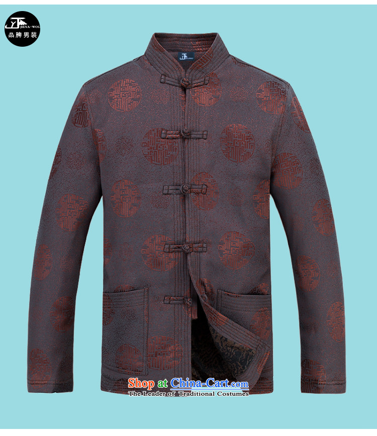 The wolf JIEYA-WOLF2015, Tang Dynasty Package men's autumn and winter Chinese tunic, country leisure plush feather icon cotton coat dark blue blouse Kit + pants 175/L picture, prices, brand platters! The elections are supplied in the national character of distribution, so action, buy now enjoy more preferential! As soon as possible.