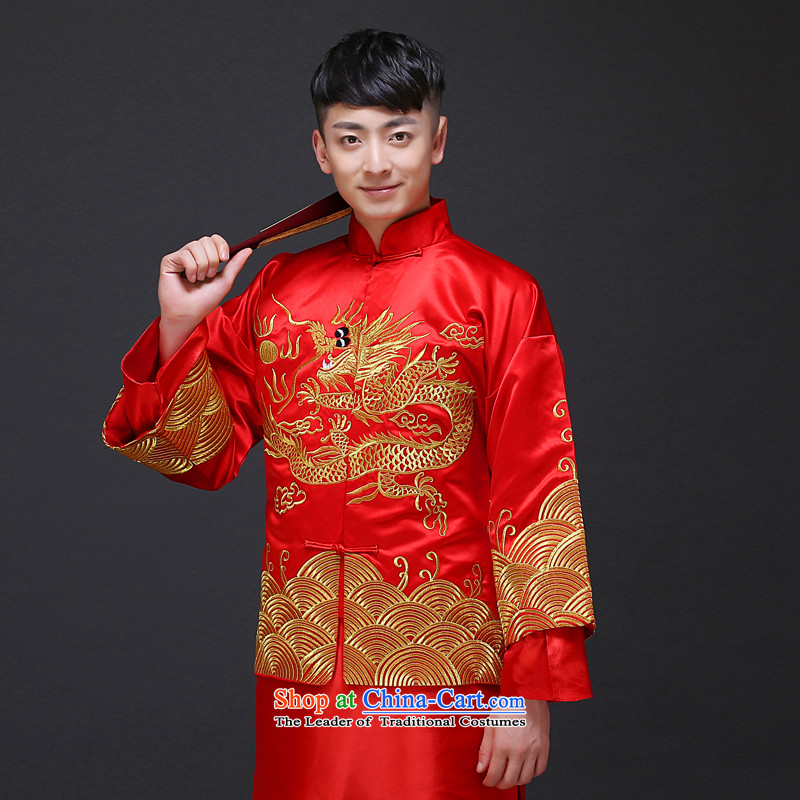 The Royal Advisory Groups to show love men Chinese wedding costume Sau Wo Service service men's wedding dress red groom service Tang Dynasty style robes 498 male Kit , M, Mercy Land advisory has been pressed shopping on the Internet