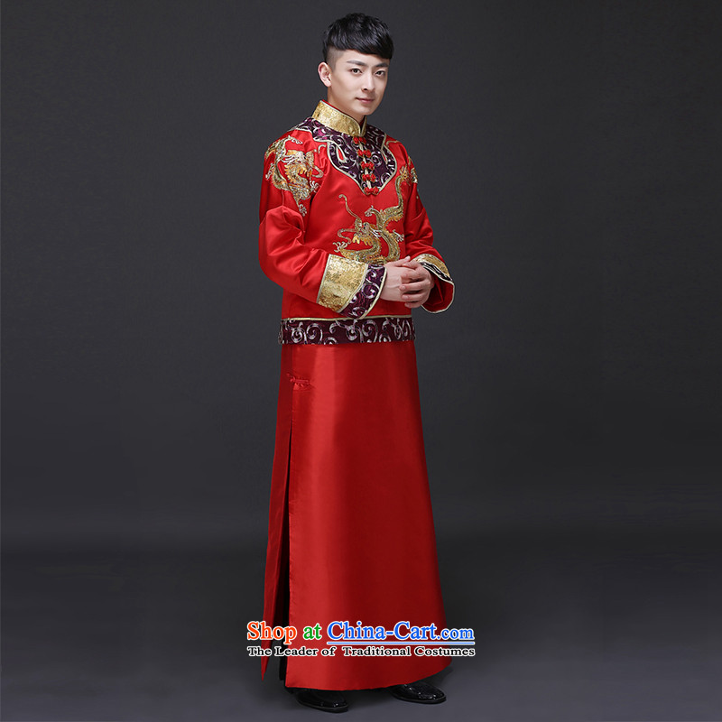 The Royal Advisory Groups to show love men Chinese men married new Ogonis toasting champagne dress suit large use of Tang Dynasty Ancient Chinese tunic wedding package 318 male Kit , M, Mercy Land advisory has been pressed shopping on the Internet
