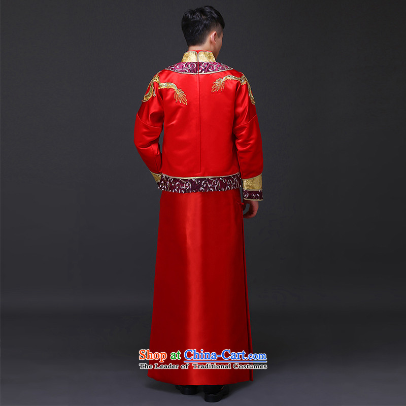 The Royal Advisory Groups to show love men Chinese men married new Ogonis toasting champagne dress suit large use of Tang Dynasty Ancient Chinese tunic wedding package 318 male Kit , M, Mercy Land advisory has been pressed shopping on the Internet