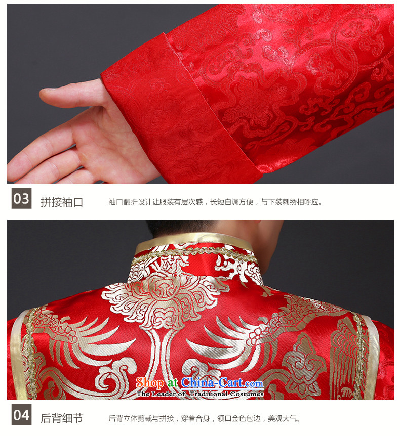 The Royal Advisory Groups to show love men men ancient Chinese tunic red Tang Dynasty Chinese style wedding dress the bridegroom replacing dragon design wedding dress Sau Wo Service 298 male kit M picture, prices, brand platters! The elections are supplied in the national character of distribution, so action, buy now enjoy more preferential! As soon as possible.