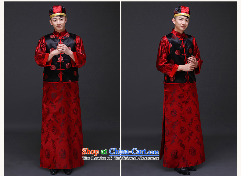 The Royal Advisory Groups to show love men Chinese style wedding services married new Ogonis bows Male dress Soo Wo Service happy marriage maximum use of ancient bridegroom set of clothing S picture, prices, brand platters! The elections are supplied in the national character of distribution, so action, buy now enjoy more preferential! As soon as possible.