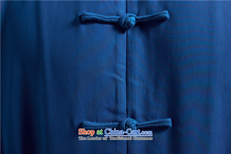 Fudo de Dumping Kwan Tencel short-sleeved Tang dynasty male and summer 2015) New Sau San China wind men Chinese clothing 3XL Blue Photo, prices, brand platters! The elections are supplied in the national character of distribution, so action, buy now enjoy more preferential! As soon as possible.