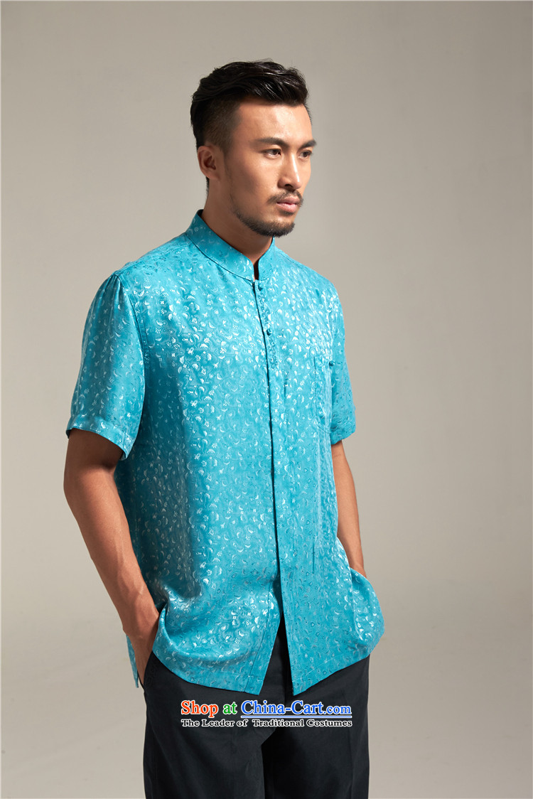 Fudo drunken marshal, short-sleeved Tang dynasty male and shirts Summer 2015 Sau San China wind men Chinese clothing lake blue 2XL Photo, prices, brand platters! The elections are supplied in the national character of distribution, so action, buy now enjoy more preferential! As soon as possible.