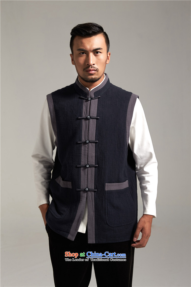 De-See Fudo 100% cotton, a Tang Dynasty Chinese Kampala shoulder China wind men fall 2015 new products Chinese clothing Dark Blue M picture, prices, brand platters! The elections are supplied in the national character of distribution, so action, buy now enjoy more preferential! As soon as possible.