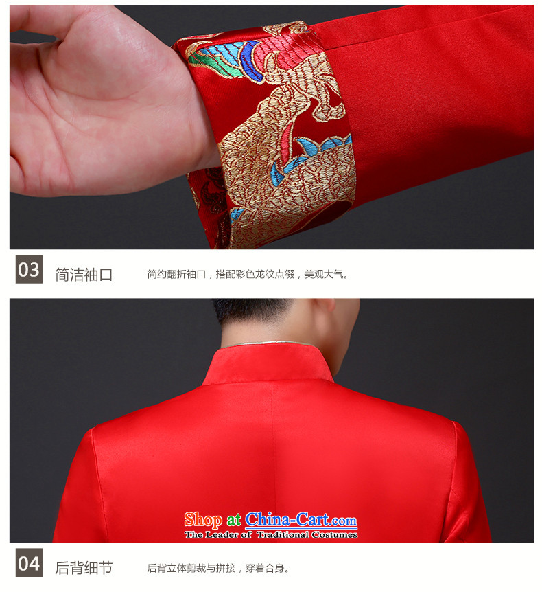 The Royal Advisory Groups to show love men married to groom load Chinese men Tang Dynasty Show Services dragon tattoo wo costume hi-Married men's dress dragon bows shirt S picture, prices, brand platters! The elections are supplied in the national character of distribution, so action, buy now enjoy more preferential! As soon as possible.