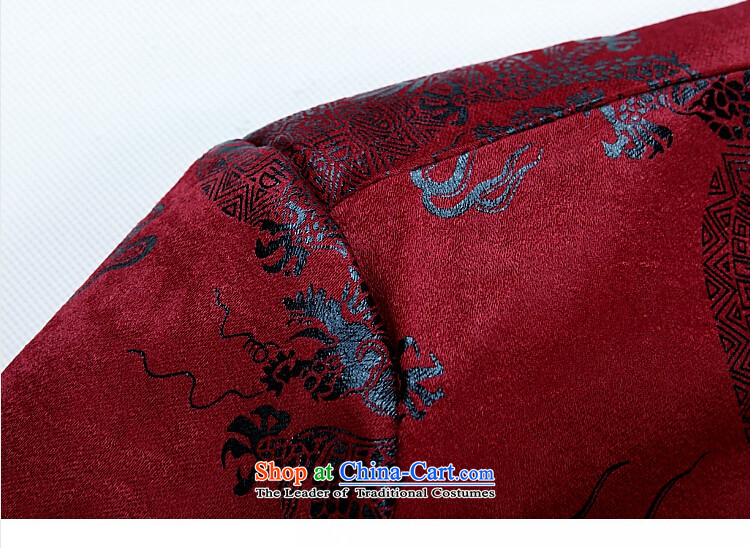 Ming Emperor Wei genuine fall and winter in Tang Dynasty older father grandfather Chinese Tang jackets retro ethnic Dragon pattern birthday feast leisure gifts red 175 pictures, prices, brand platters! The elections are supplied in the national character of distribution, so action, buy now enjoy more preferential! As soon as possible.