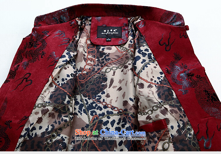 Ming Emperor Wei genuine fall and winter in Tang Dynasty older father grandfather Chinese Tang jackets retro ethnic Dragon pattern birthday feast leisure gifts red 175 pictures, prices, brand platters! The elections are supplied in the national character of distribution, so action, buy now enjoy more preferential! As soon as possible.