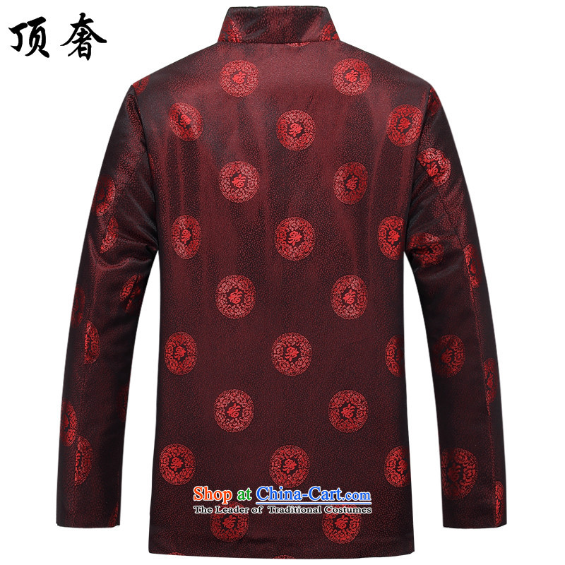 Top Luxury China wind spring and fall with Tang dynasty women and men lovers of older persons in the marriage ceremony of spring Chinese clothing improvement over the old age pension marriage life long-sleeved sweater, 806 women 170/M red T-shirt, the top