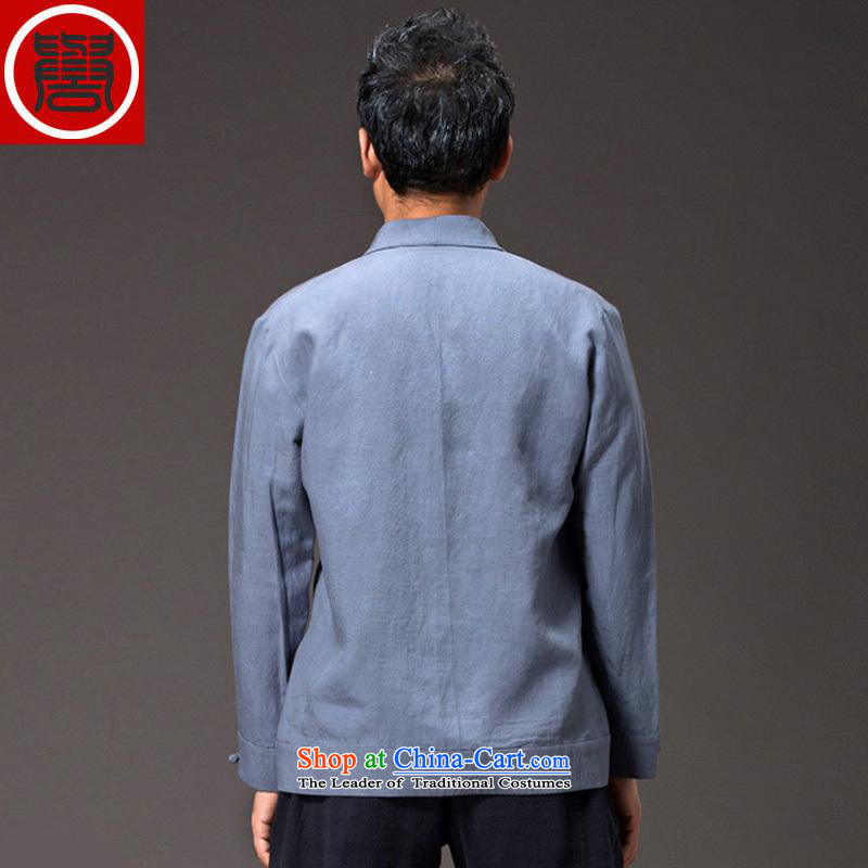 Renowned China wind men ball-Tang dynasty spring service men and long-sleeved Tencel Ma Han-meditation services in 2,005 (L), jacket Chinese renowned (CHIYU) , , , shopping on the Internet
