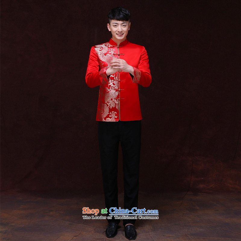 Tsai Hsin-soo wo service of men of the bridegroom Tang Dynasty Chinese wedding dress dragon design services and groom Sau Wo Men costume costumes replacing-soo and blouses A L, Miss CHOY dream Qi , , , shopping on the Internet
