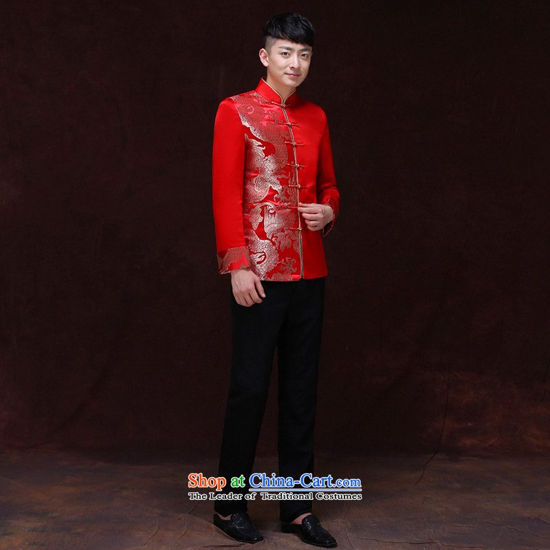 Tsai Hsin-soo wo service of men of the bridegroom Tang Dynasty Chinese wedding dress dragon design services and groom Sau Wo Men costume costumes replacing-soo and blouses A L, Miss CHOY dream Qi , , , shopping on the Internet
