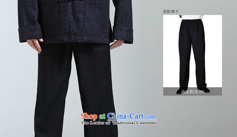  The elderly in the new HANNIZI men l tray clip Tang China Wind Jacket Han-T-shirt cardigan black XXL picture, prices, brand platters! The elections are supplied in the national character of distribution, so action, buy now enjoy more preferential! As soon as possible.