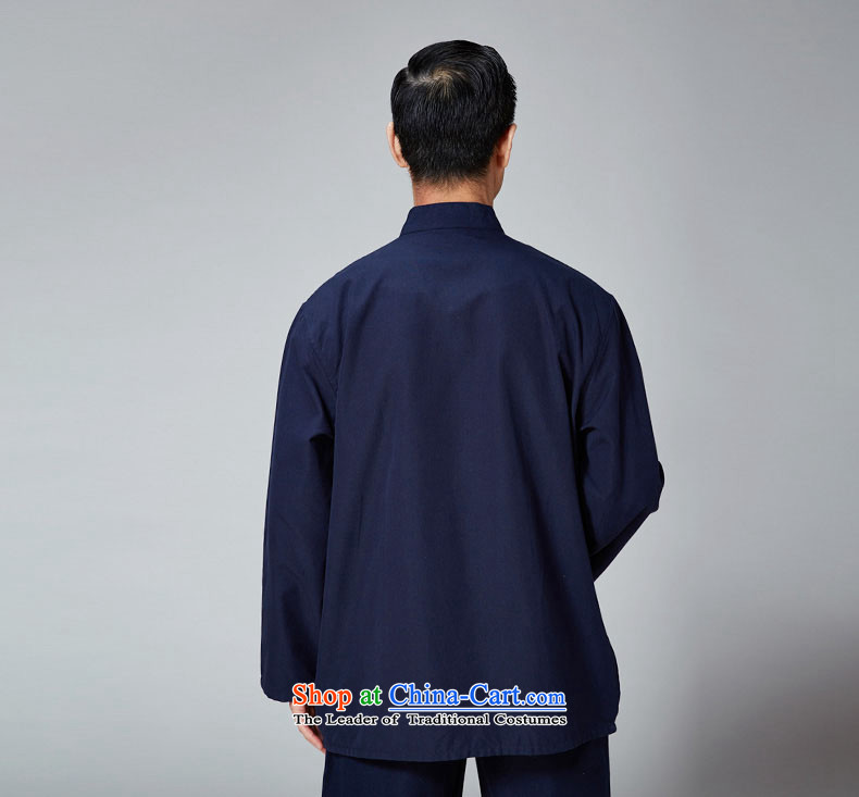 Hannizi New China wind Tang dynasty Classic Old folk weave tray clip collar long-sleeved jacket pure color blue 175 pictures Daddy, prices, brand platters! The elections are supplied in the national character of distribution, so action, buy now enjoy more preferential! As soon as possible.
