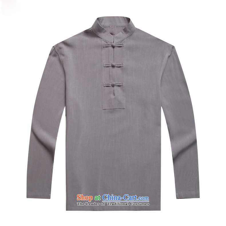 New Natural Linen HANNIZI2015 pure color leisure Tang dynasty China wind classical Chinese Kung Fu shirt Tang dynasty white L picture, prices, brand platters! The elections are supplied in the national character of distribution, so action, buy now enjoy more preferential! As soon as possible.