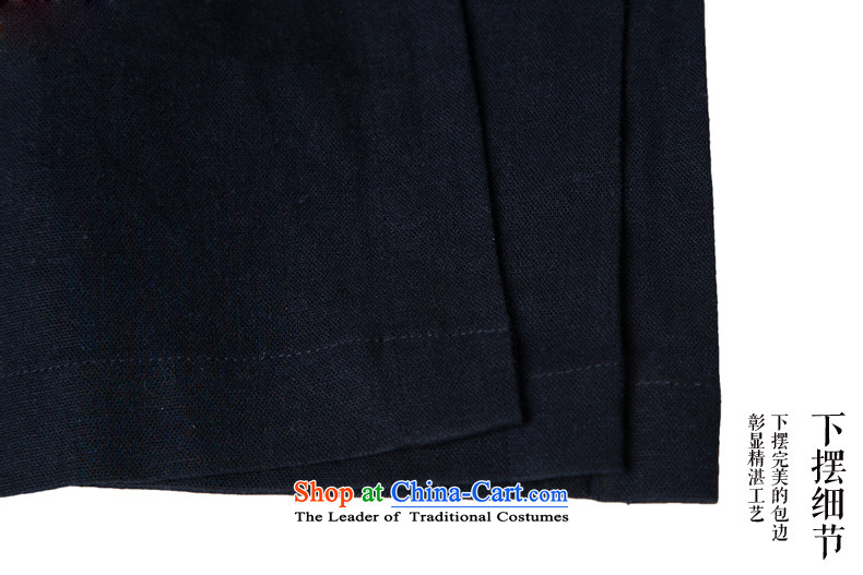 Hannizi China wind natural cotton linen Zen master service Tang dynasty Classic Han-Loose ball-wise services services practice deep blue XL Photo, prices, brand platters! The elections are supplied in the national character of distribution, so action, buy now enjoy more preferential! As soon as possible.