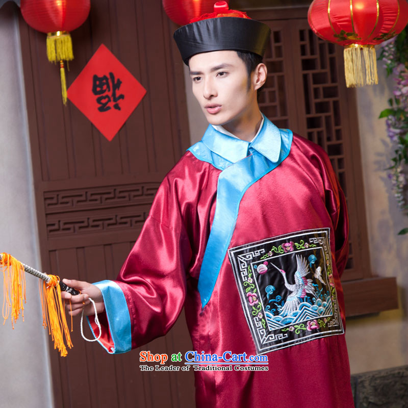 Time of the Qing dynasty and the Syrian ancient clothing fashions. Eunuchs Zombie Halloween costume clothing will serve for the bodyguards of the Qing Dynasty, 160-175CM clothing blue adult picture, prices, brand platters! The elections are supplied in the national character of distribution, so action, buy now enjoy more preferential! As soon as possible.