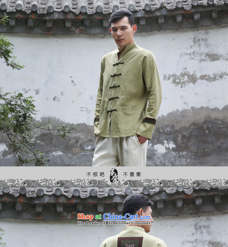 The qin designer original 2015 Fall/Winter Collections New Pure male blouses ethnic classical disc detained spell color jacket mfby081306 thick green are code picture, prices, brand platters! The elections are supplied in the national character of distribution, so action, buy now enjoy more preferential! As soon as possible.