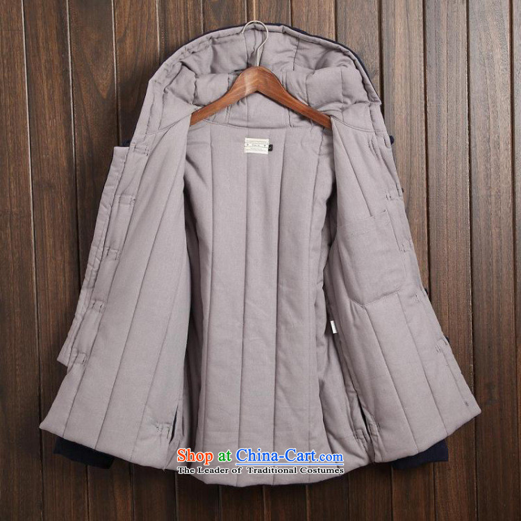 Dan Jie Shi 2015 new ethnic Chinese men Tang Dynasty of Korea disc deduction Coat cap cotton coat retro ethnic thick robe vogue pickled green L picture, prices, brand platters! The elections are supplied in the national character of distribution, so action, buy now enjoy more preferential! As soon as possible.