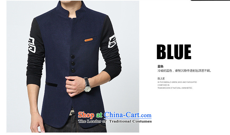 Dan Jie Shi 2015 New Chinese tunic autumn new stylish leisure suit male students decorated with youth jackets are small black suit , prices, picture XL brand platters! The elections are supplied in the national character of distribution, so action, buy now enjoy more preferential! As soon as possible.
