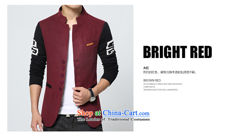 Dan Jie Shi 2015 New Chinese tunic autumn new stylish leisure suit male students decorated with youth jackets are small black suit , prices, picture XL brand platters! The elections are supplied in the national character of distribution, so action, buy now enjoy more preferential! As soon as possible.