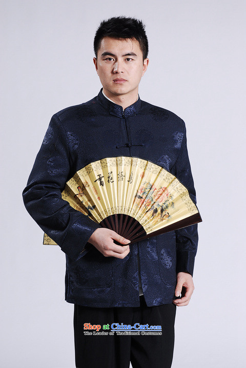 158 Jing Men's Jackets thick cotton plus add-Tang Tang replacing men long-sleeved sweater Chinese Dragon Tang blouses dark blue XXL picture, prices, brand platters! The elections are supplied in the national character of distribution, so action, buy now enjoy more preferential! As soon as possible.