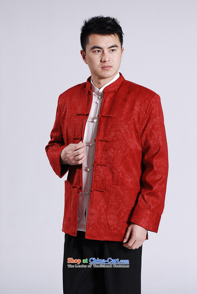 158 Jing Men's Jackets thick cotton plus add-Tang Tang replacing men long-sleeved sweater Chinese Dragon Tang blouses dark blue XXXL picture, prices, brand platters! The elections are supplied in the national character of distribution, so action, buy now enjoy more preferential! As soon as possible.