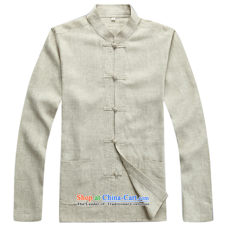 Kanaguri mouse in older long-sleeved men Tang Dynasty Package autumn new linen long-sleeved Tang dynasty and beige kit M picture, prices, brand platters! The elections are supplied in the national character of distribution, so action, buy now enjoy more preferential! As soon as possible.