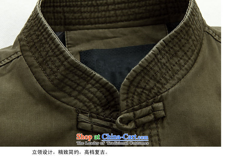 Kanaguri Mouse New Men Tang jackets Fall/Winter Collections Long-sleeve China wind male collar in Chinese national costumes older festive holiday gifts 2 color pictures, prices, XXL/185 brand platters! The elections are supplied in the national character of distribution, so action, buy now enjoy more preferential! As soon as possible.