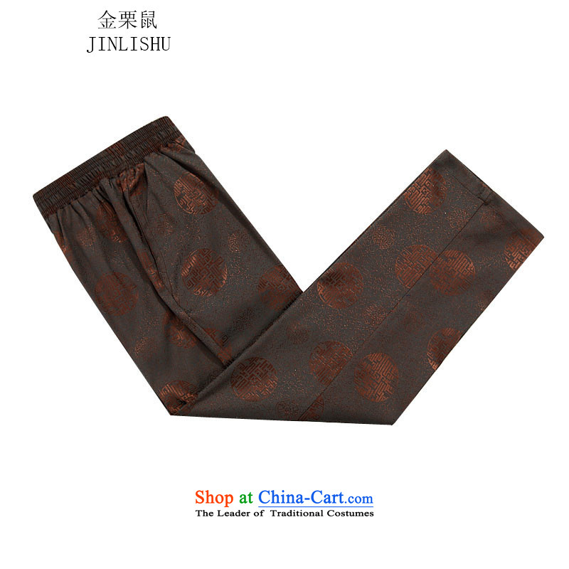 Kanaguri Mouse Suite New Tang dynasty Long-sleeve Kit Man Chun Tang jacket brown jacket kit XXXL, kanaguri mouse (JINLISHU) , , , shopping on the Internet