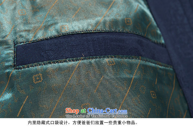 Kanaguri Mouse New Men Tang long-sleeved jacket kit collar China wind jacket in autumn Tang older Blue Kit 75 pictures, prices, brand platters! The elections are supplied in the national character of distribution, so action, buy now enjoy more preferential! As soon as possible.