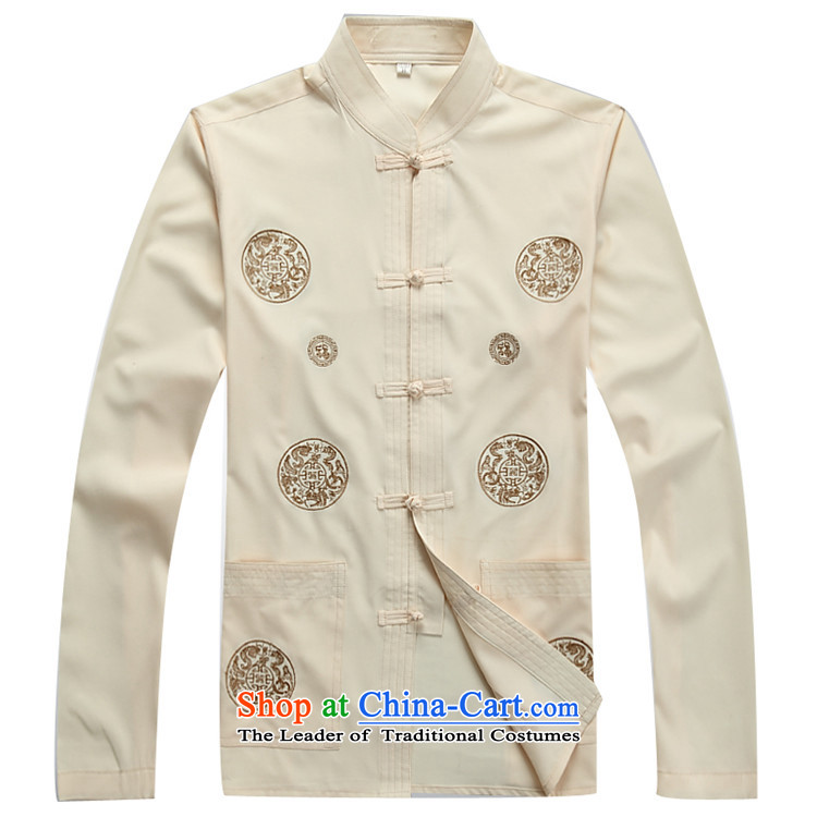 Kanaguri mouse autumn new Tang dynasty China wind and long-sleeved Tang Dynasty Package men t-shirt Chinese men white shirt XL Photo, prices, brand platters! The elections are supplied in the national character of distribution, so action, buy now enjoy more preferential! As soon as possible.