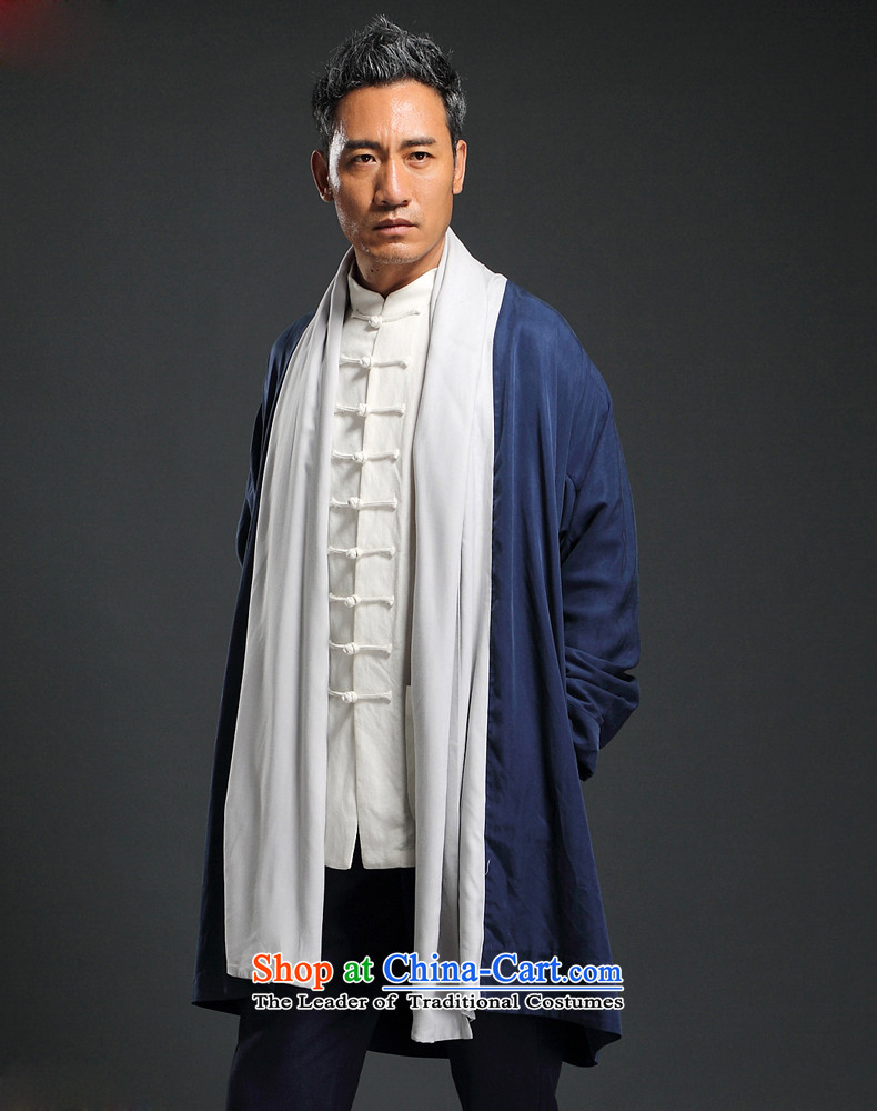 Classical China wind HANNIZI Tang dynasty cardigan improved Han-tea serving Chinese long cotton clothes for men leprosy XXXXL Deep Blue Photo, prices, brand platters! The elections are supplied in the national character of distribution, so action, buy now enjoy more preferential! As soon as possible.