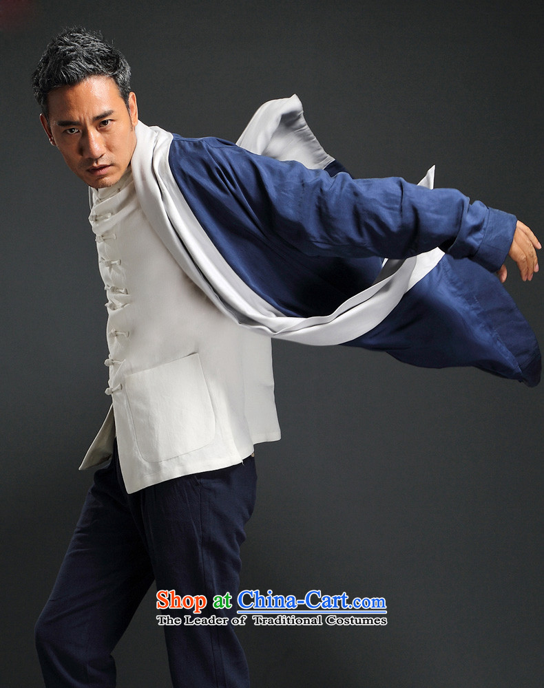 Classical China wind HANNIZI Tang dynasty cardigan improved Han-tea serving Chinese long cotton clothes for men leprosy XXXXL Deep Blue Photo, prices, brand platters! The elections are supplied in the national character of distribution, so action, buy now enjoy more preferential! As soon as possible.