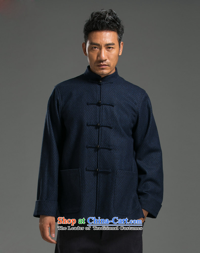 Linen China wind HANNIZI Tang dynasty collar up long-sleeved loose men detained blouses classical national bead decoration black XXL picture, prices, brand platters! The elections are supplied in the national character of distribution, so action, buy now enjoy more preferential! As soon as possible.