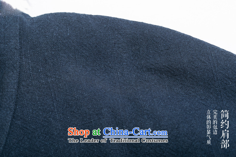 Men's natural classical HUNNZ cotton linen Tang dynasty long-sleeved improved Han-spiritual hermit loose ends a coat-dark blue XL Photo, prices, brand platters! The elections are supplied in the national character of distribution, so action, buy now enjoy more preferential! As soon as possible.