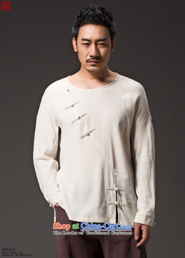 Renowned Chinese men serving long-sleeved linen autumn Tang Dynasty, China wind jacket loose cotton linen tray clip ends Han-need improved national orange L picture, prices, brand platters! The elections are supplied in the national character of distribution, so action, buy now enjoy more preferential! As soon as possible.