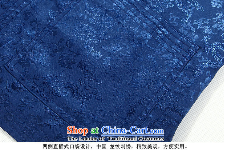 Beijing New European men's jackets Tang long-sleeved shirt collar China wind jacket, blue 180 pictures in spring and autumn, prices, brand platters! The elections are supplied in the national character of distribution, so action, buy now enjoy more preferential! As soon as possible.