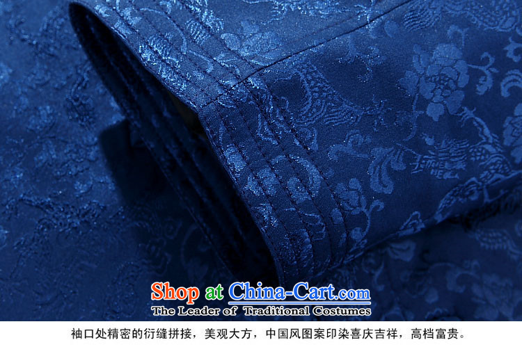 Beijing New European men's jackets Tang long-sleeved shirt collar China wind jacket, blue 180 pictures in spring and autumn, prices, brand platters! The elections are supplied in the national character of distribution, so action, buy now enjoy more preferential! As soon as possible.