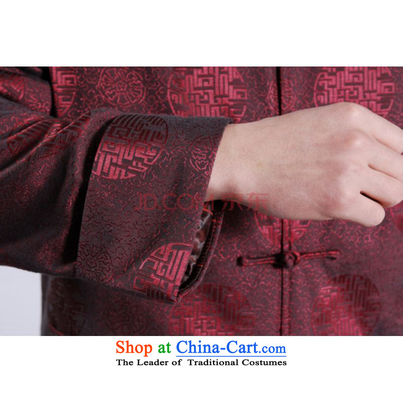 Picking Frequency Male jacket thick cotton plus add-Tang Tang replacing men long-sleeved sweater Chinese Dragon Tang blouses brown XXXL, picking frequency , , , shopping on the Internet