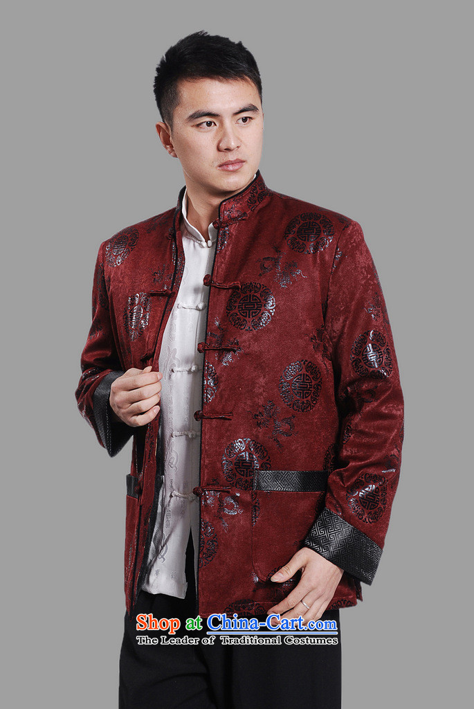 Picking Frequency Male jacket water Sable Hair Tang Add Tang dynasty lint-free men long-sleeved sweater Chinese Dragon Tang blouses red XXL picture, prices, brand platters! The elections are supplied in the national character of distribution, so action, buy now enjoy more preferential! As soon as possible.